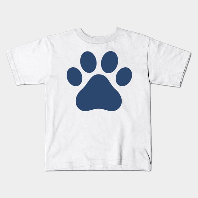Dog Paw Kids T-Shirt by Rise And Design